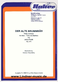 Musiknoten Der alte Brummbär, Fucik/Studnitzky