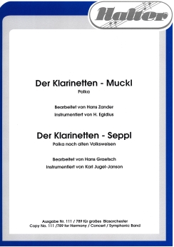 Musiknoten Der Klarinetten-Muckl, Zander/H.Egidius