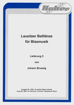 Musiknoten Lausitzer Balltänze Lieferung 5, Johann Brussig - Stimmen