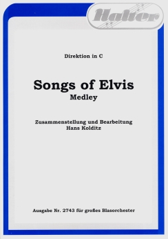 Musiknoten Songs of Elvis, Kolditz