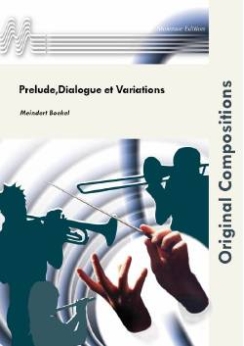 Musiknoten Prelude, Dialogue Et Variations, Boekel