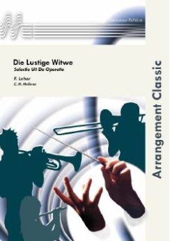 Musiknoten Die lustige Witwe, F. Lehar/C. M. Mellema