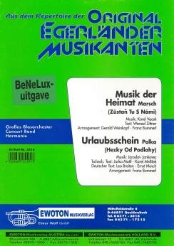 Musiknoten Urlaubsschein/Musik der Heimat, Bummerl