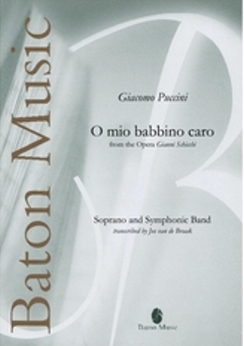 Musiknoten O Mio Babbino Caro, Puccini/Jos van de Braak