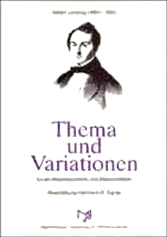 Musiknoten Thema und Variationen, Lortzing/Egner