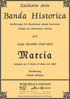 Musiknoten Marcia, Luigi Cherubini/Frank Greiner
