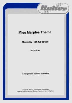 Musiknoten Miss Marples Theme, Goodwin/Schneider