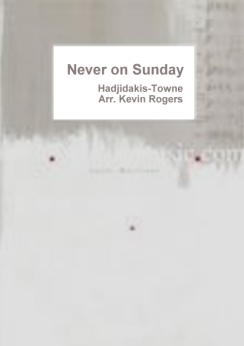 Musiknoten Never on Sunday, Hadjidakis/Kevin Rogers