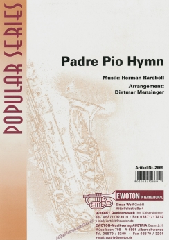 Musiknoten Padre Pio Hymn, Rarebell/Mensinger