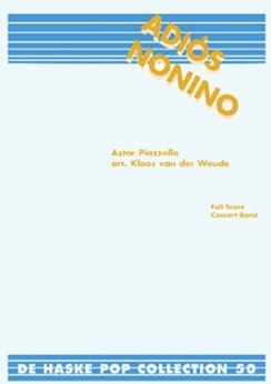 Musiknoten Adios Nonino, Piazzolla/v.d.Woude