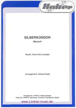 Musiknoten Silberkondor, Marsch, Husadel/Kreid