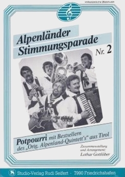 Musiknoten Alpenländer Stimmungsparade 2, Gottlöber