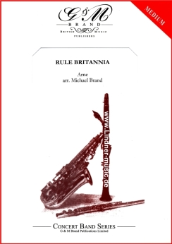 Musiknoten Rule Britannia, Arne/Michael Brand