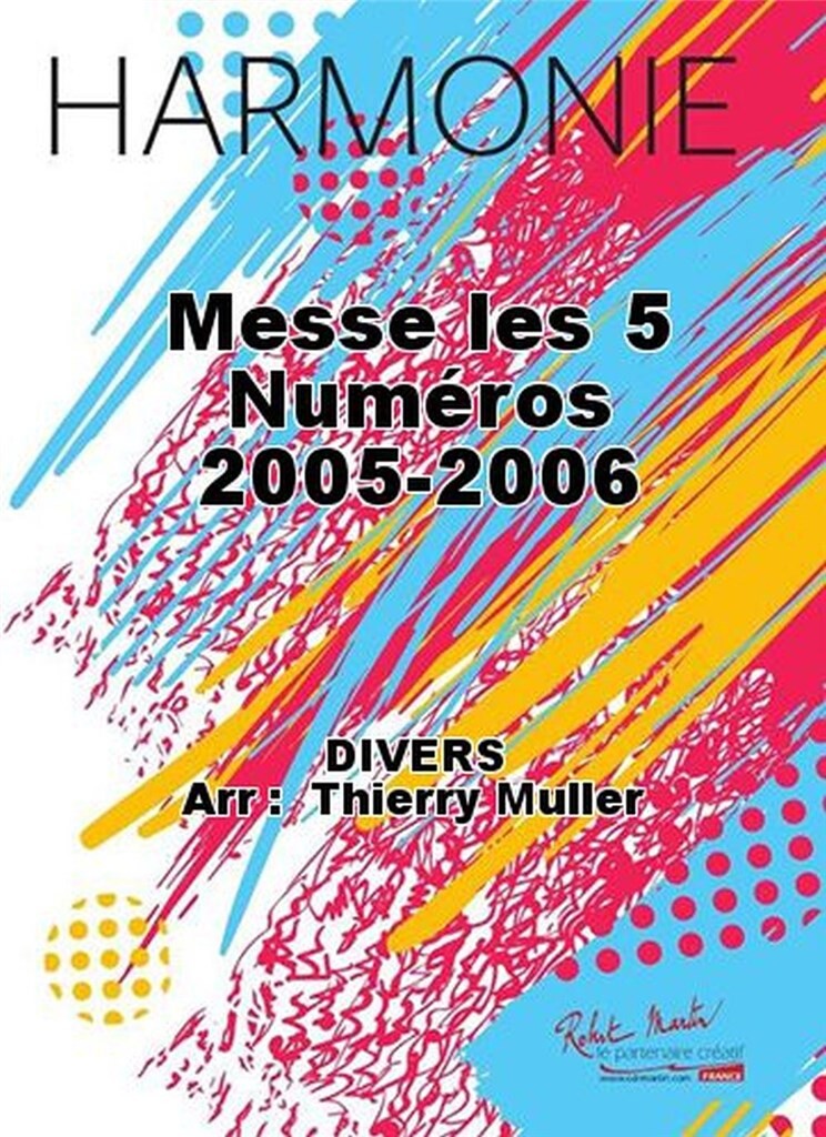 Musiknoten Messe 5 Numeros Divers, Thierry Muller - Partitur
