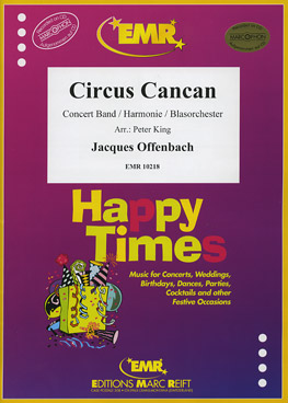 Musiknoten Circus Cancan, Offenbach/King