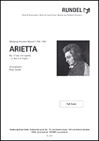 Musiknoten Arietta, Mozart/Stanek