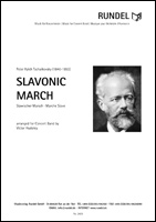Musiknoten Slavonic March, Peter I. Tschaikowsky/	Victor Hudoley
