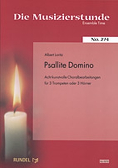 Musiknoten Psallite Domino, Loritz