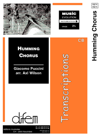 Musiknoten Humming Chorus, Puccini/Wilson