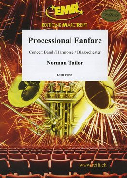 Musiknoten Processional Fanfare, Normen Tailor