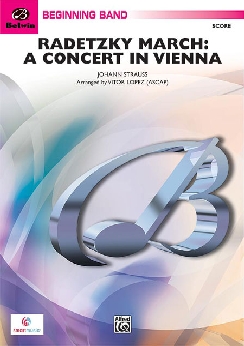 Musiknoten Radetzky March, Strauss/Lopez: Concert in Vienna