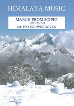 Musiknoten March from Scipio, Händel/Ivo Kouwenhoven