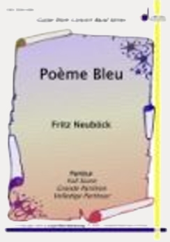 Musiknoten Poeme Bleu, Fritz Neuböck