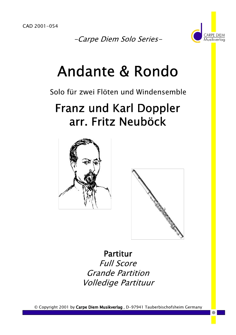 Musiknoten Andante & Rondo, Franz & Karl Doppler/Fritz Neuböck