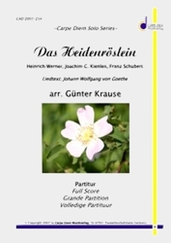Musiknoten Das Heidenröslein, Günter Krause