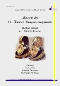 Musiknoten Kiewer Dragonerregimentsmarsch, Michael Glinka/Günter Krause