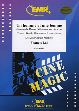 Musiknoten Un Homme et une Femme, Francis Lai