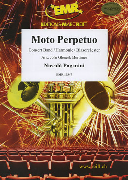 Musiknoten Moto Perpetuo, Niccolò Paganini