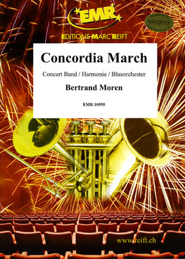 Musiknoten Concordia March, Moren