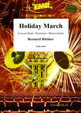 Musiknoten Holiday March, Rittiner