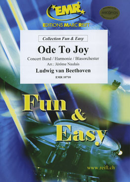 Musiknoten Ode To Joy, Beethoven/Naulais