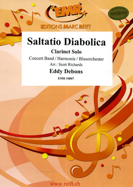 Musiknoten Saltatio Diabolica (Clarinet Solo), Debons/Richa