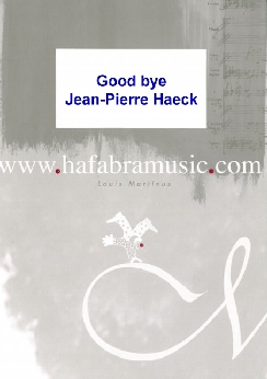 Musiknoten Good bye, Jean-Pierre Haeck