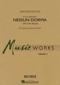 Musiknoten Nessun Dorma (from Turandot), Giacomo Puccini/Johnnie Vinson