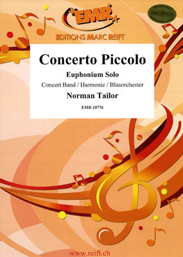 Musiknoten Concerto Piccolo (Euphonium Solo), Tailor