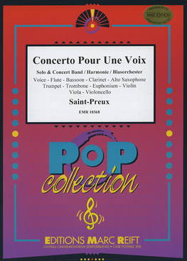 Musiknoten Concerto Pour Une Voix, Saint-Preux/Naulais