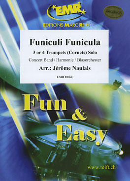 Musiknoten Funiculi Funicula, Jerome Naulais