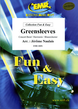Musiknoten Greensleeves, Jerome Naulais