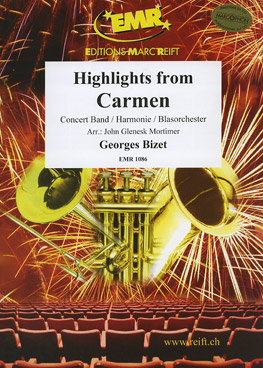 Musiknoten Highlights from Carmen, Bizet/Mortimer