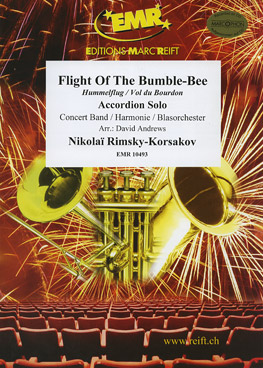 Musiknoten Hummelflug, Rimsky-Korsakov/Andrews