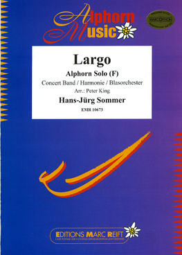 Musiknoten Largo (Alphorn Solo in F), Sommer/King