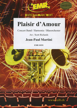 Musiknoten Plaisir d'amour, Martini/Richards