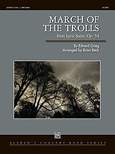 Musiknoten March of the Trolls, Edvard Grieg/Brian Beck