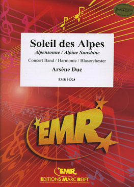 Musiknoten Soleil des Alpes, A. Duc