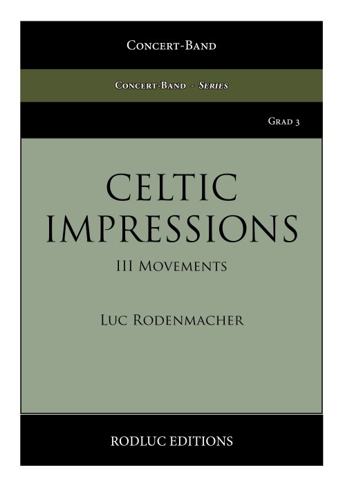 Musiknoten Celtic impressions, Luc Rodenmacher