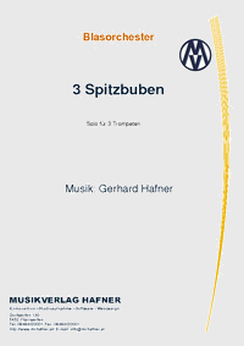 Musiknoten 3 Spitzbuben, Gerhard Hafner